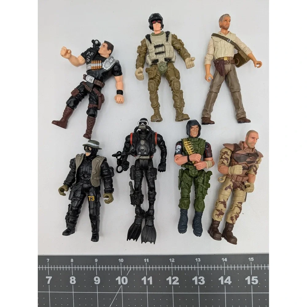 Action Figure Lot Military Adventure Diver‎ Lanard Chap Mei Star Wars
